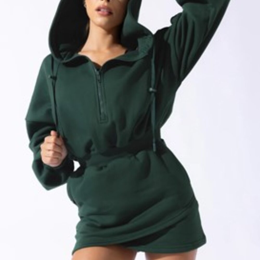 PopFlex Game Day Hoodie Dress 1-3x Plus